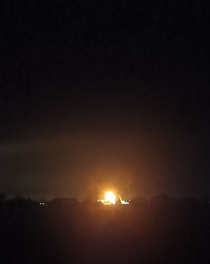 Einsatzfoto Erkundung aufgrund Feuerschein