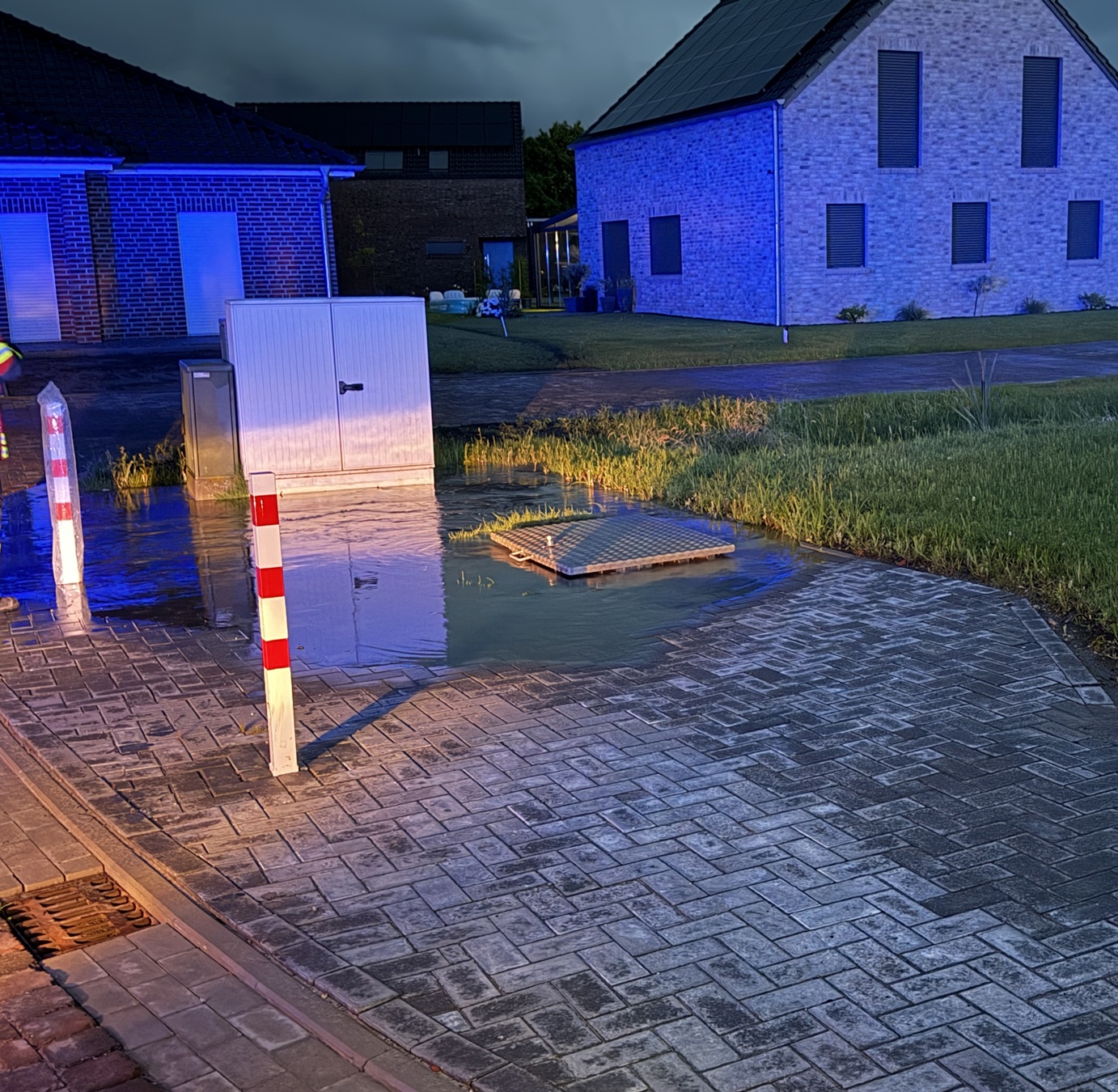 Einsatzfoto Gemeldete Straßenüberflutung