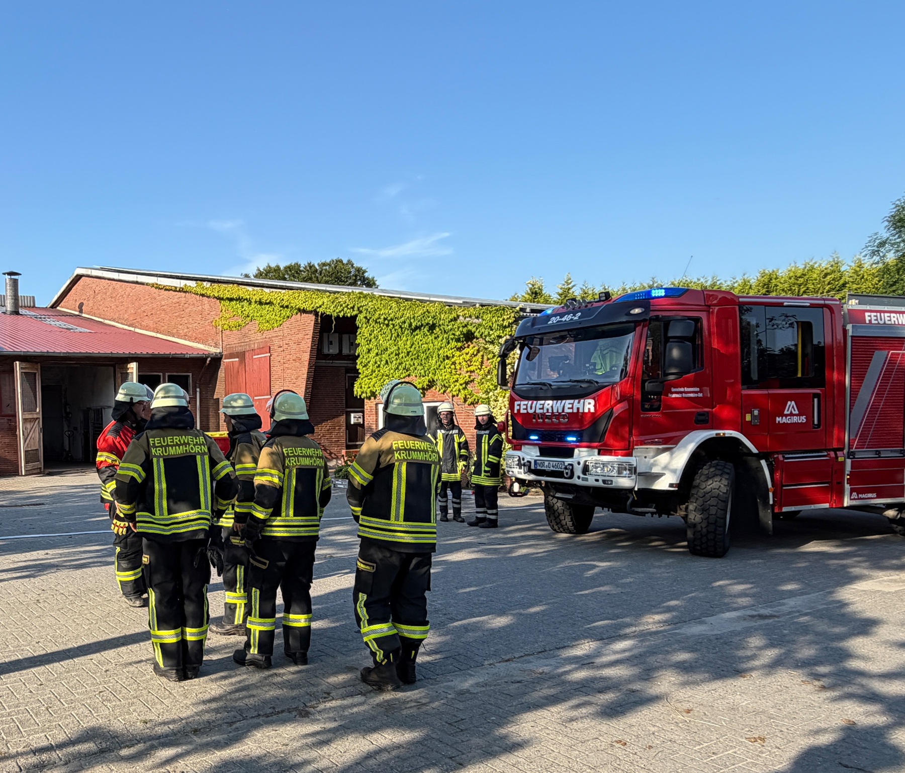 Einsatzfoto Defekter Wechselrichter sorgt für Feuerwehreinsatz